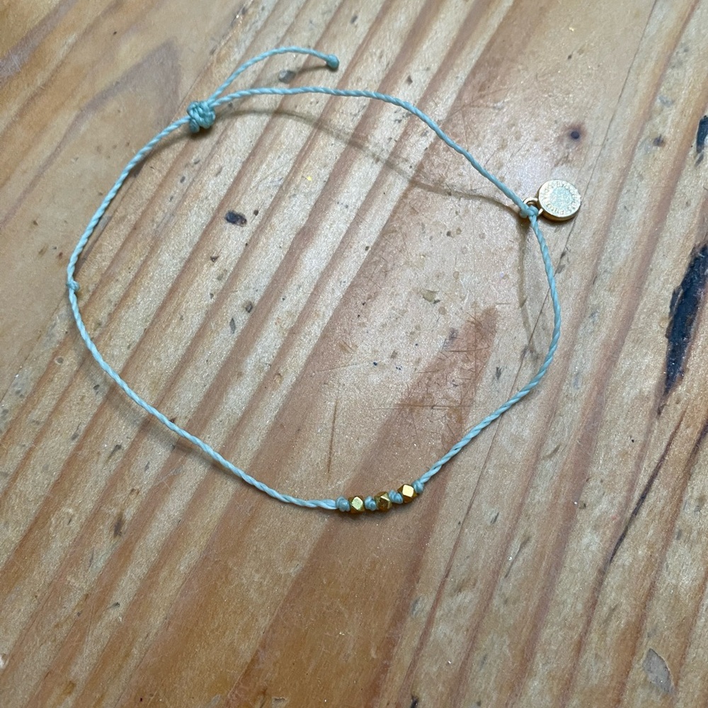 Pura Vida Blue String Bracelet